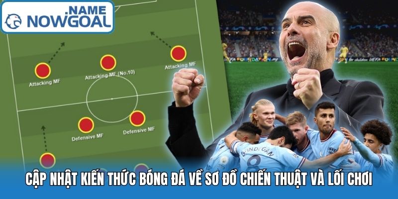 Cập nhật kiến thức bóng đá về sơ đồ chiến thuật và lối chơi